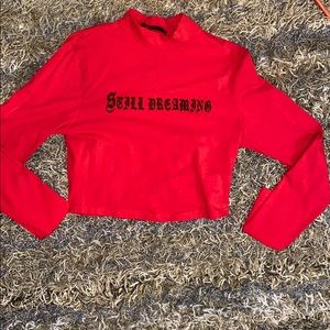 RED Long sleeve tee
